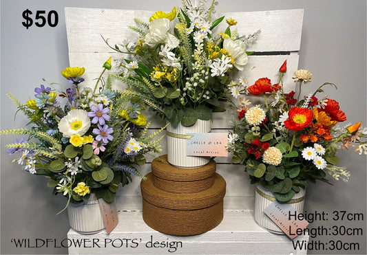 Wildflower Pots