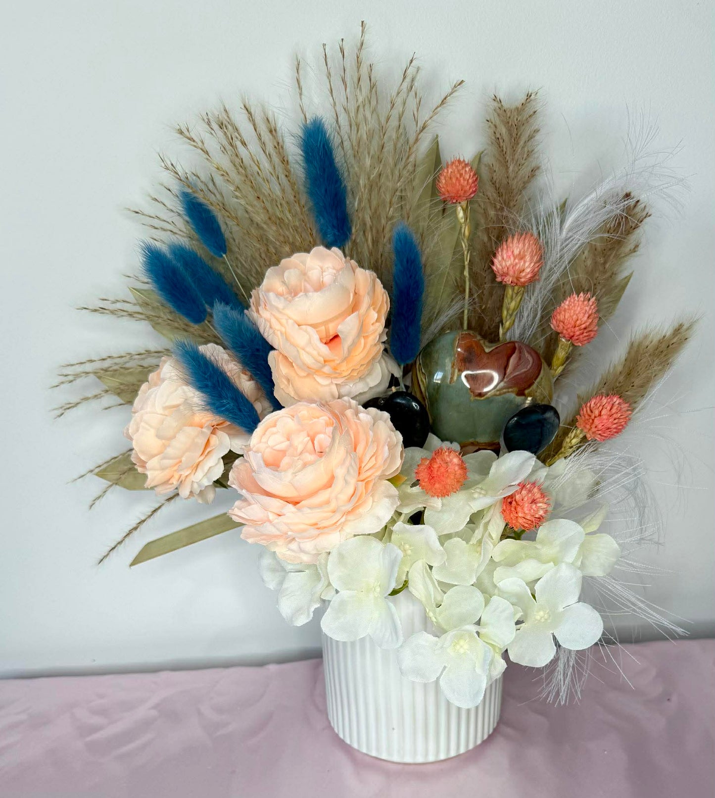 Heart Crystal Arrangements