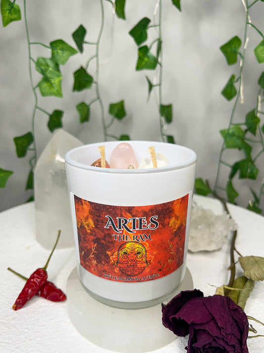 Zodiac Aries Candle