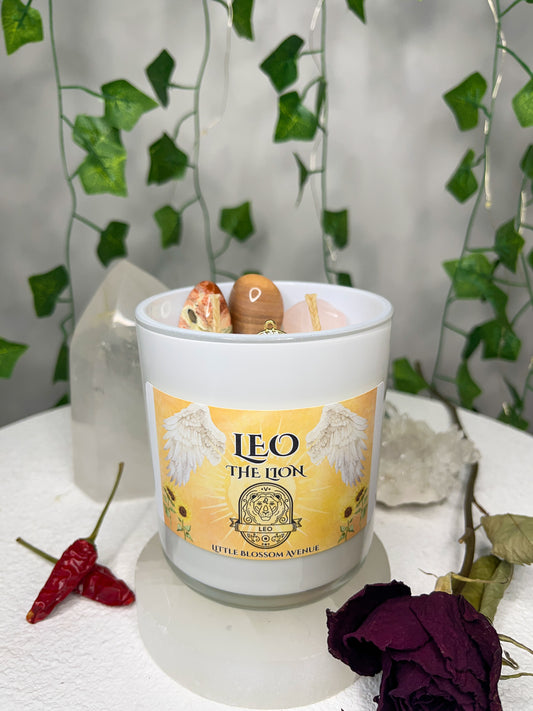 Zodiac Leo Candle