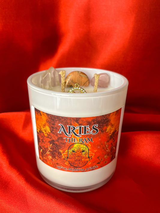 Zodiac Aries Candle