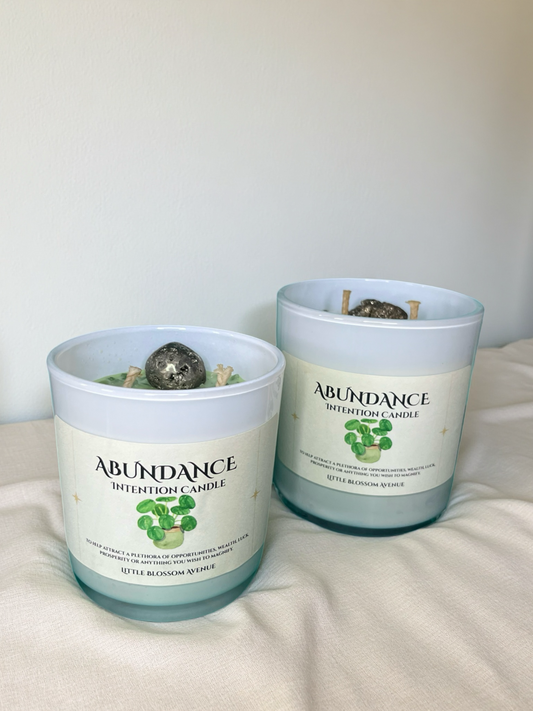Abundance Intention Candle