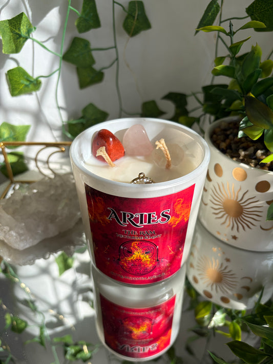 Zodiac Aries Candle