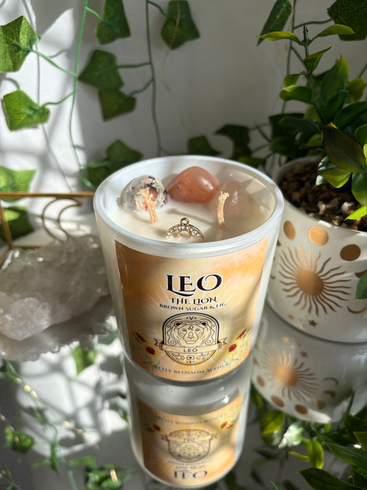 Zodiac Leo Candle
