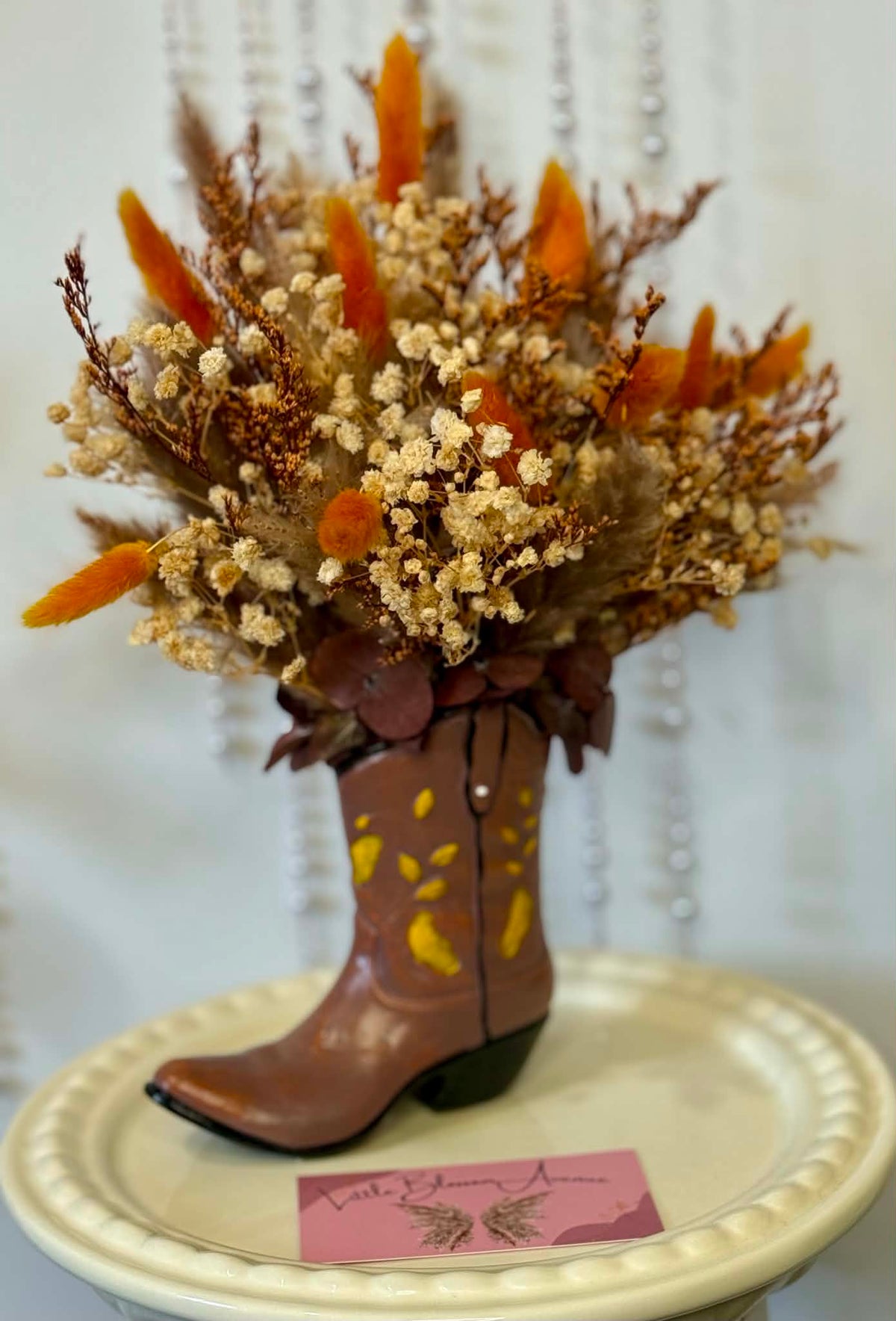 Tan Cowboy Boot Arrangement