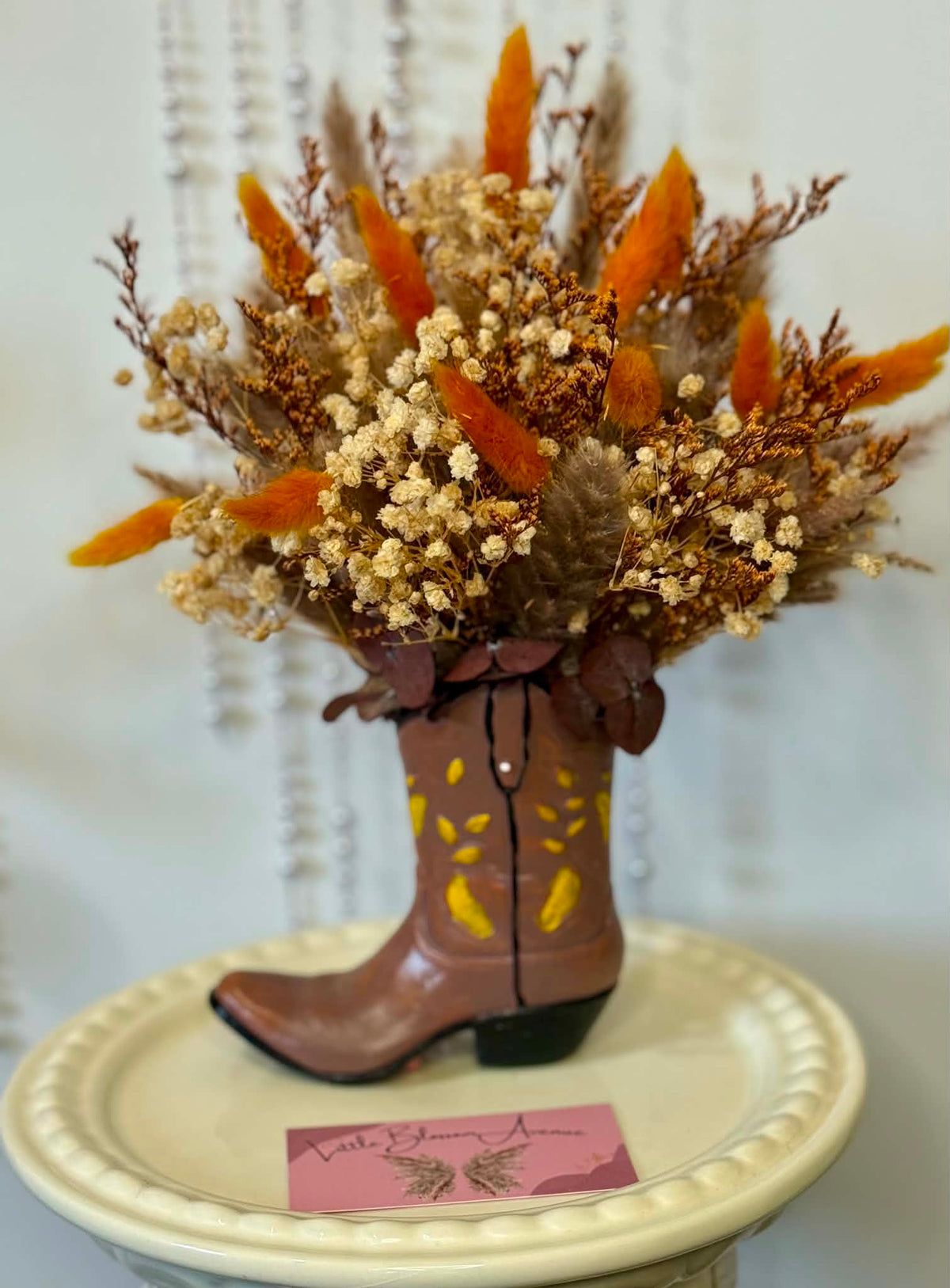 Tan Cowboy Boot Arrangement